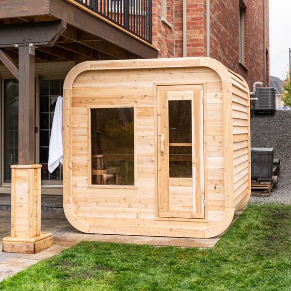 Canadian Timber Collection 3 Person Outdoor Luna Sauna Kit - CTC22LU - House of Sauna