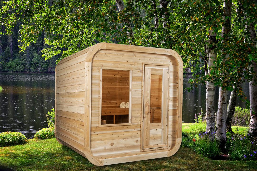 Canadian Timber Collection 3 Person Outdoor Luna Sauna Kit - CTC22LU - House of Sauna