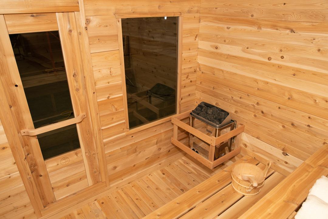 Canadian Timber Collection 3 Person Outdoor Luna Sauna Kit - CTC22LU - House of Sauna