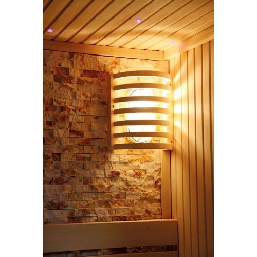 Indoor 2 Person Finnish Sauna with Harvia Heater, Digital Controls | SunRay Rockledge - House of Sauna