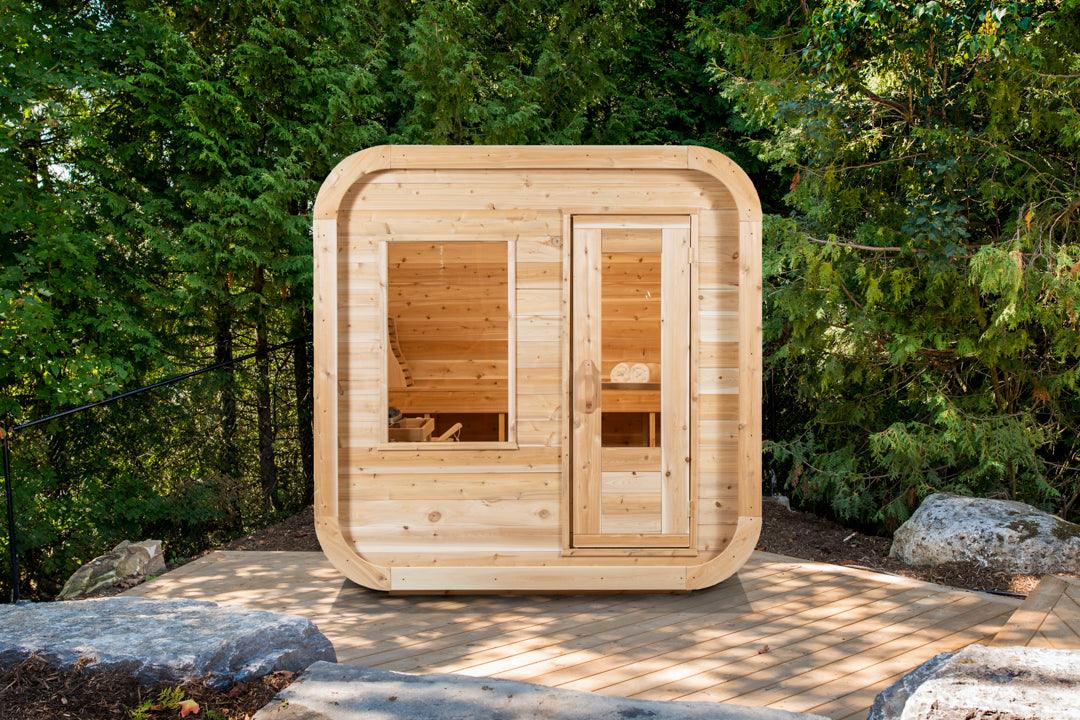 Canadian Timber Collection 3 Person Outdoor Luna Sauna Kit - CTC22LU - House of Sauna